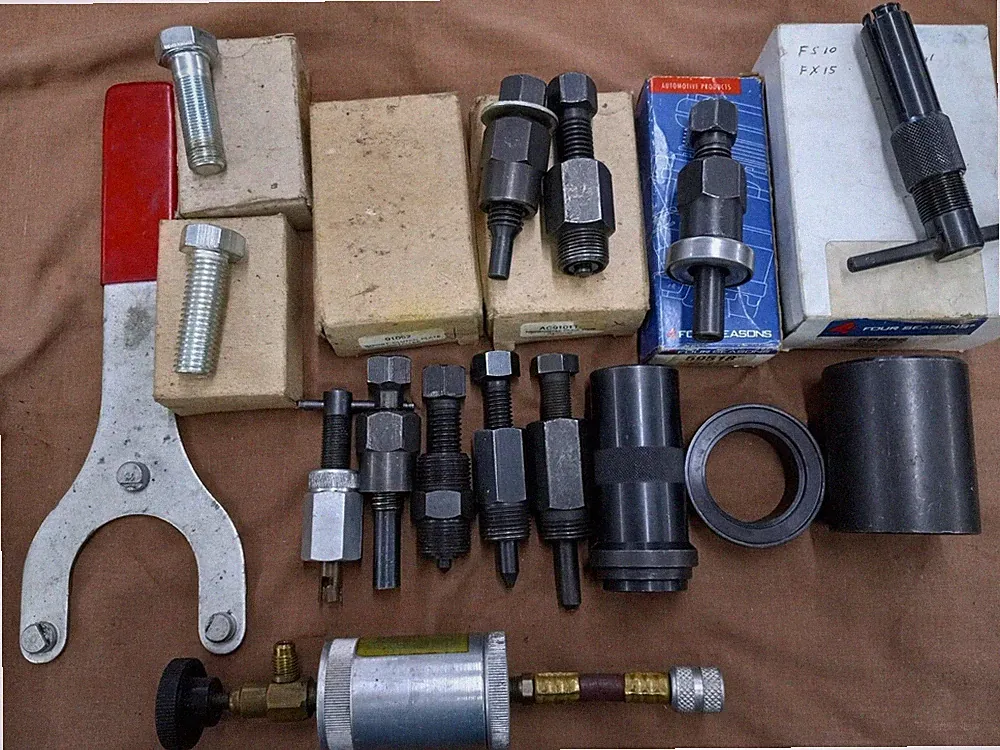 Automotive Air Conditioning Compressor Service Tools Pullers Installers and Adap